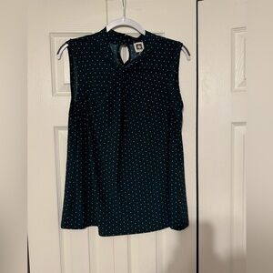 Anne Klein dark green shell, size L
